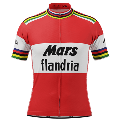 Men's Retro Flanders Short Sleeve Cycling Jersey