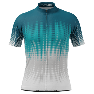 Men's Retro Distressed Short Sleeve Cycling Jersey