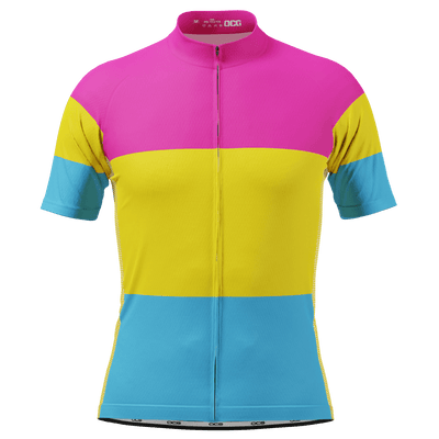 Herre LGBT Pansexual Pride Kortærmet Cykeltrøje