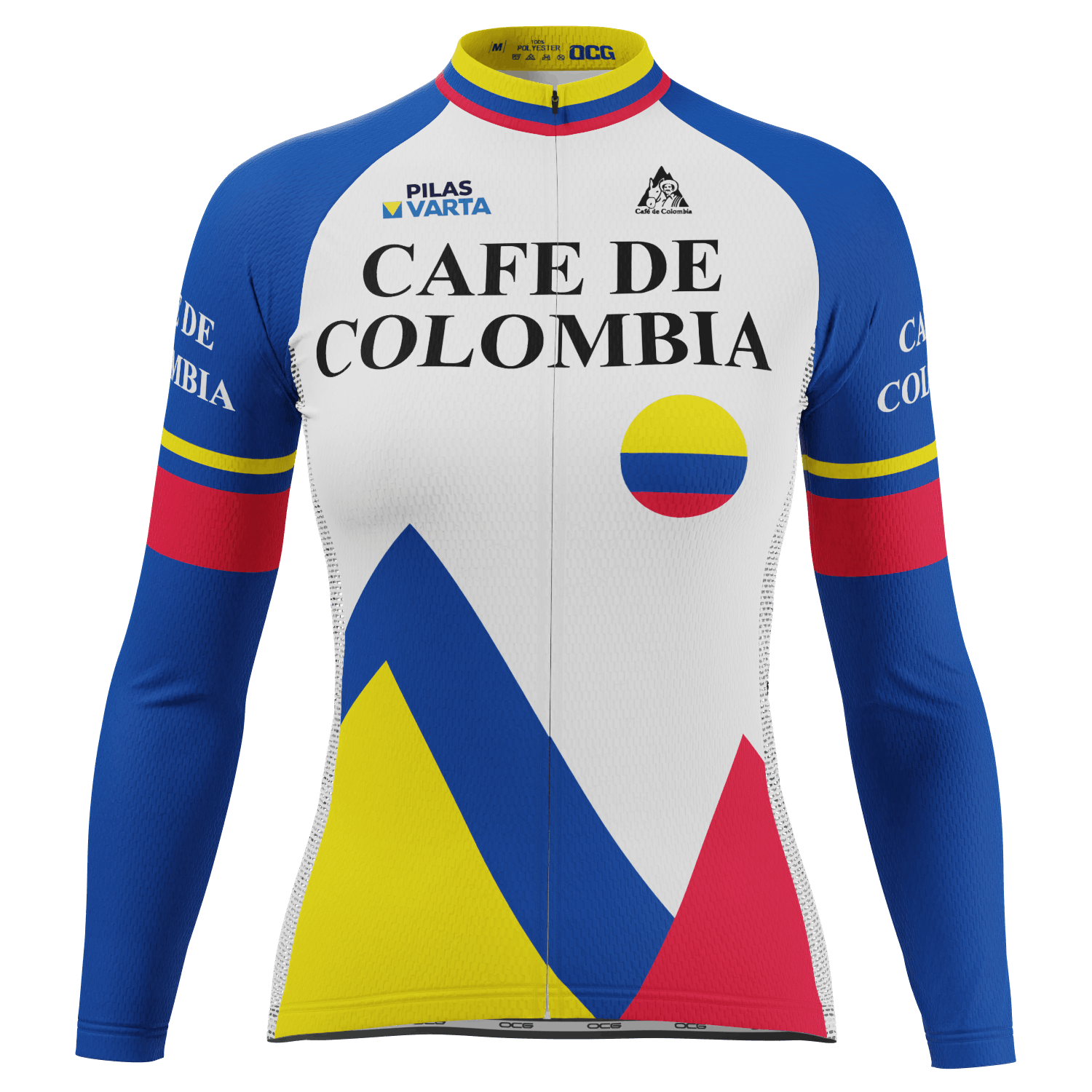 Veste Cycliste Vintage Café De Colombia - Taille XL - Style Années 90 Pro Team