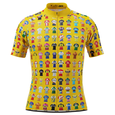 Men's Vintage Cycling Teams Short Sleeve Cycling Jersey
