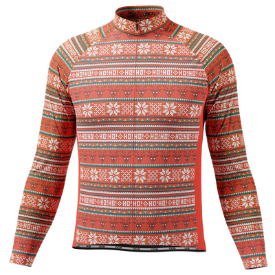 Men's Navidad Long Sleeve Cycling Jersey