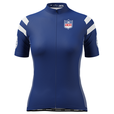 Women's Indianapolis Football Short Sleeve Cycling Jersey