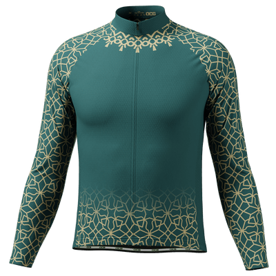 Heren Fietser Lange Mouw Fietsshirt Duurzame Custom Prestaties
