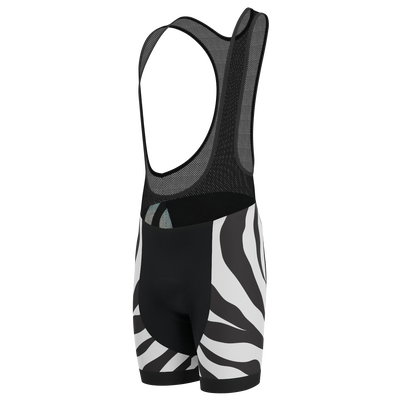 Men's Zebra Fever Gel Padded Cycling Bib Quick-Dry