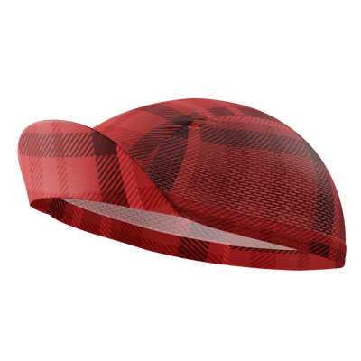 Unisex Rutig Tartan Mönster Snabbtorkande Cykelhatt