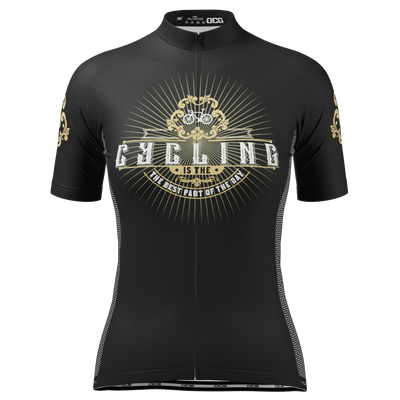 Maillot de cyclisme à manches courtes pour femmes - Le meilleur moment de la journée