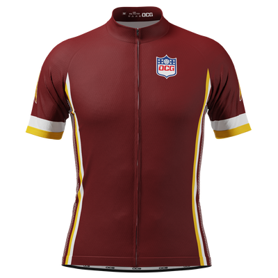 Men's Washington Football Short Sleeve Cycling Jersey