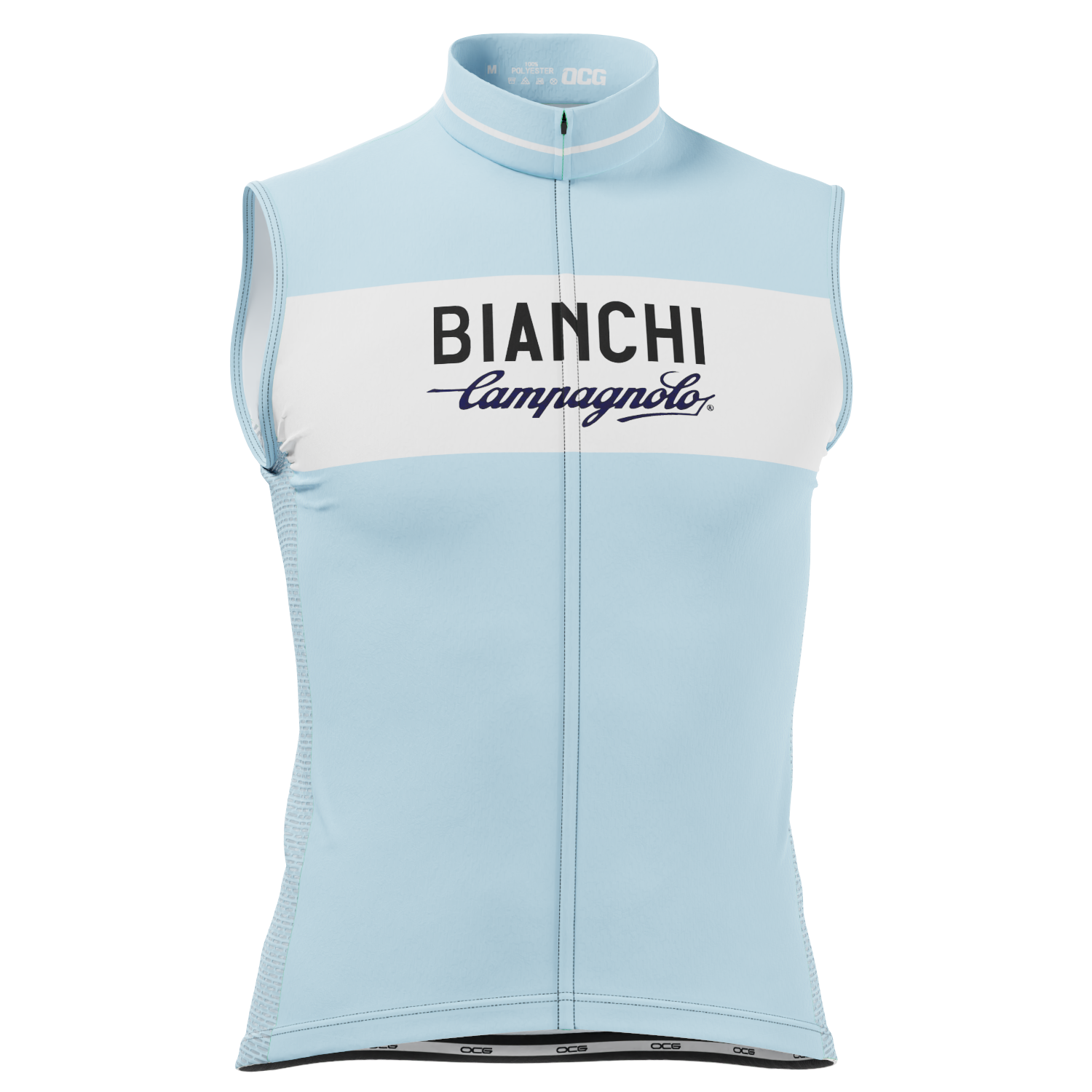 bianchi fahrradbekleidung Retro Herren Bianchi Ärmelloses Radtrikot