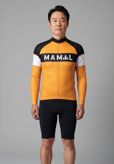 The Cannibal Mamil Apparel Long Sleeve Cycling Jersey - _default - front view