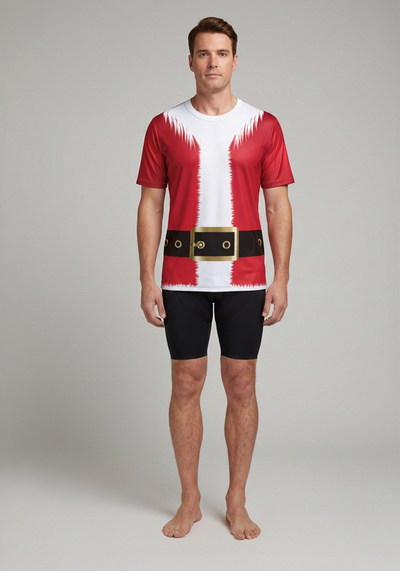 Org Santa Suit Mens Technical Running Shirt - _default - front view