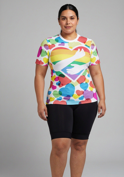Org Pride Womens Technical Running Shirt - _default - front view