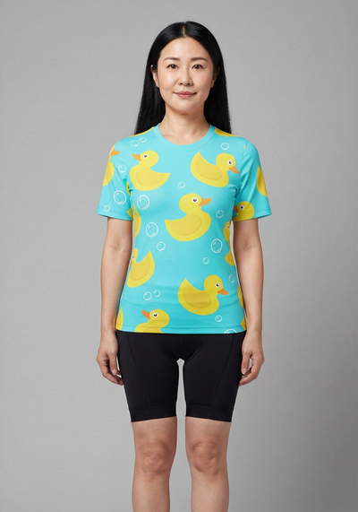 Org Rubber Duck Womens Technical Running Shirt - _default - front view