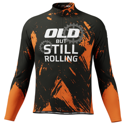 Old But Still Rolling Men's Long Sleeve Jersey Quick-Dry Comfort Black