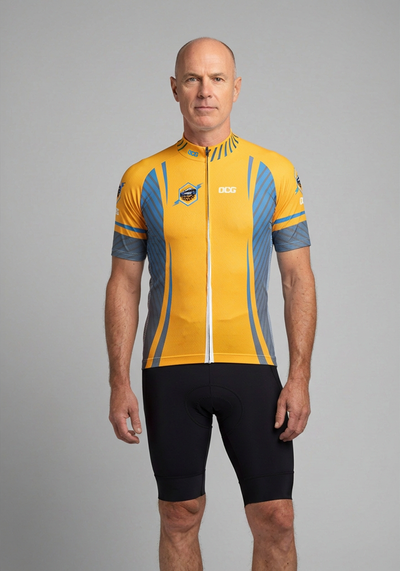 Mens Velocity Woking Short Sleeve Cycling Jersey - front view