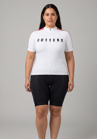 Womens Mens Cutters Breaking Away Short Sleeve Cycling Short Sleeve Cycling Jersey - front view