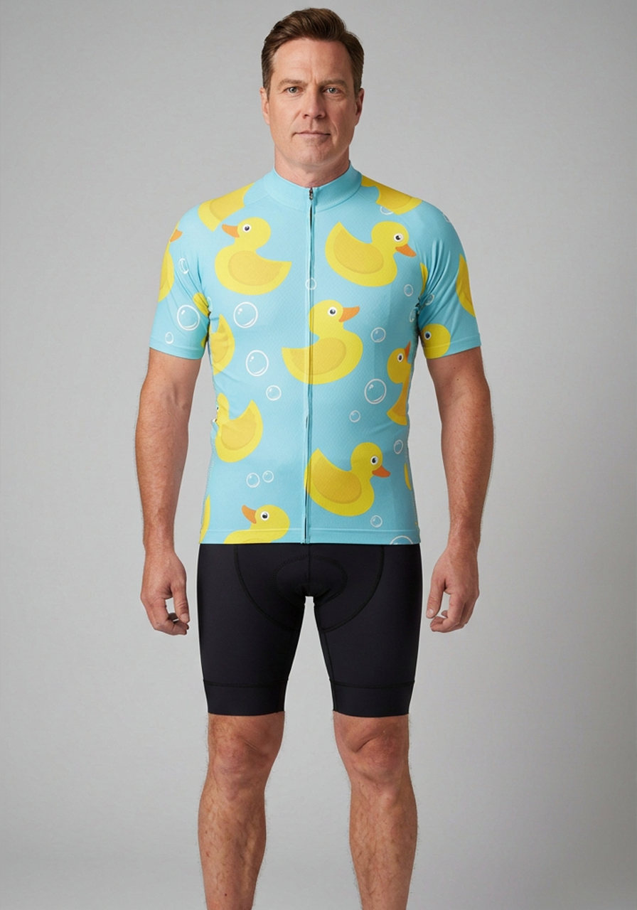 your gear gutscheincode Neuheit Herren Gummi-Ente Kurzarm Fahrradtrikot