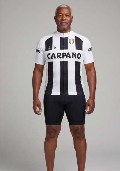 Mens Retro Squadra Short Sleeve Cycling Jersey - front view