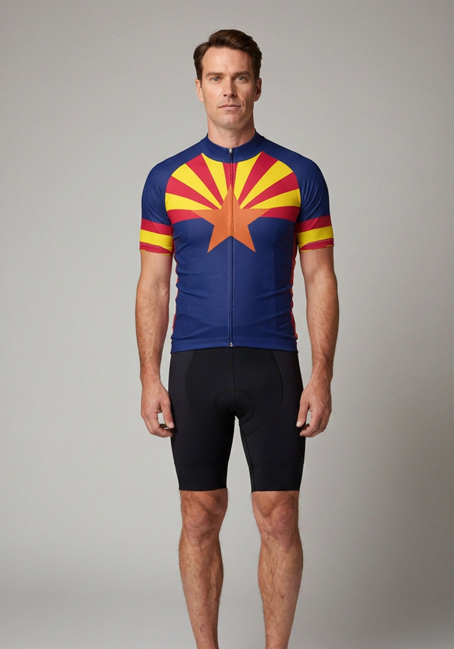 Maillot Cyclisme Homme Canari Arizona Route 66 - Manches Courtes - Taille L