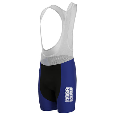 Men's Fassa Bortolo Gel Padded Cycling Bib - Blue