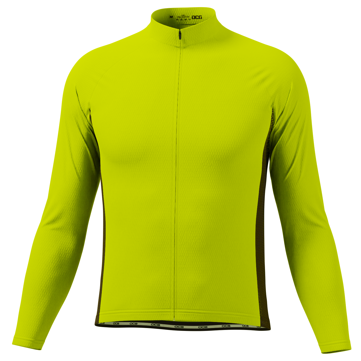 Men s Basic Colors Long Sleeve Cycling Jersey