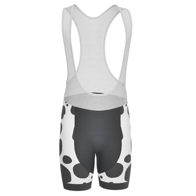 Men's Jersey Cow Gel Padded Cycling Bib