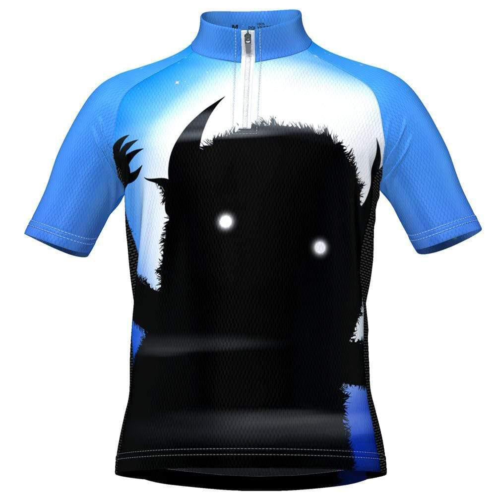 Neuheit Kinder Gruseliges Monster Kurzarm Fahrradtrikot