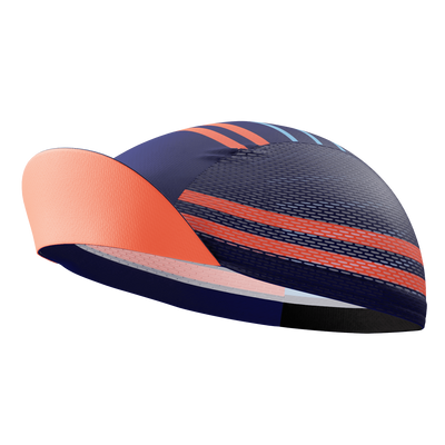 Cappello da ciclismo unisex a righe per velocità e asciugatura rapida