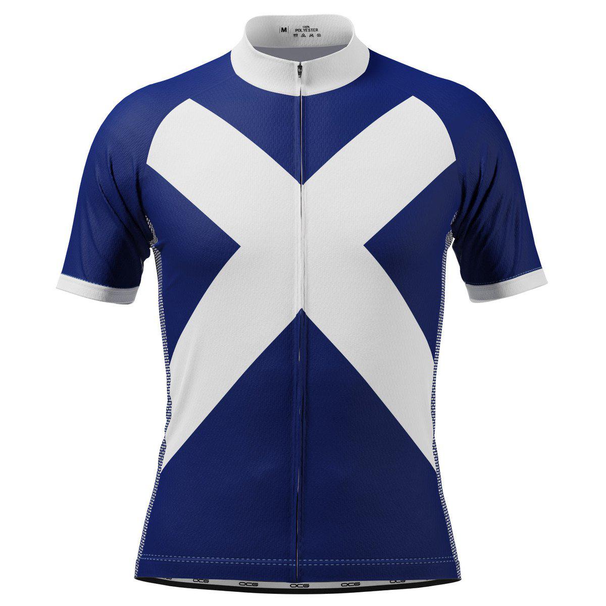 Men's Alaska Flag Short Sleeve Cycling Jersey Only - Exclusive XXL by OCG
