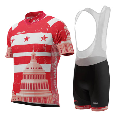 Kit da ciclismo da uomo Washington D.C. US District Icon 2 pezzi