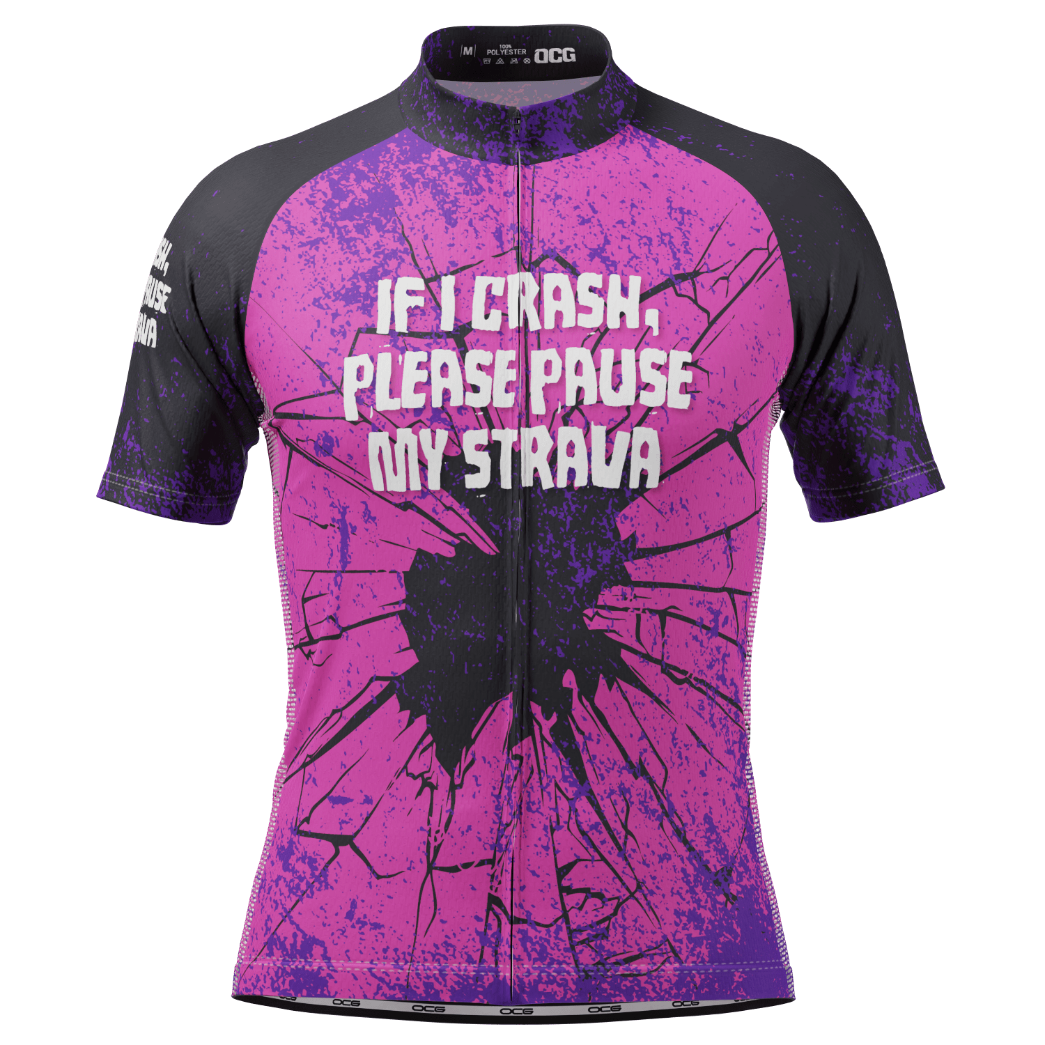 Men's Pause My Strava Short Sleeve Cycling Jersey