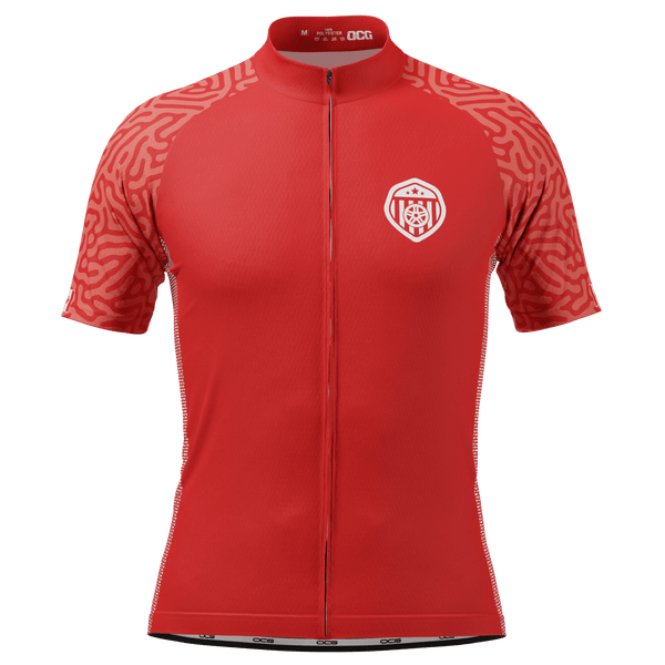 Men's Canada Soccer Short Sleeve Cycling Jersey