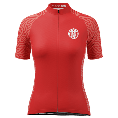 Maillot de cyclisme à manches courtes pour femmes Canada Soccer
