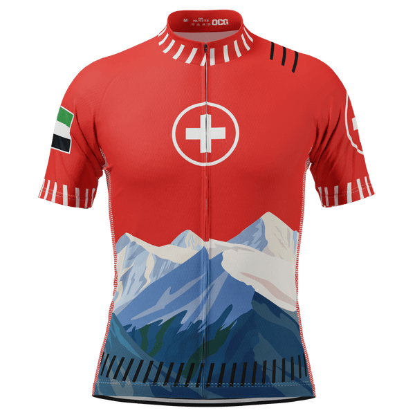 Men's Custom Al Qudra Rowdies Short Sleeve Cycling Jersey