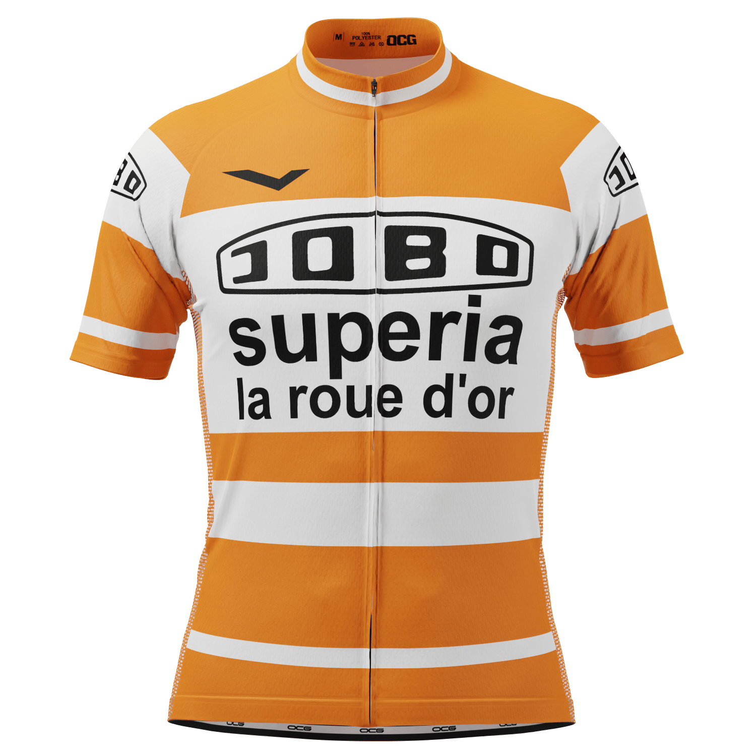 Men's Retro 1978 Jobo Superia  Short Sleeve Cycling Jersey