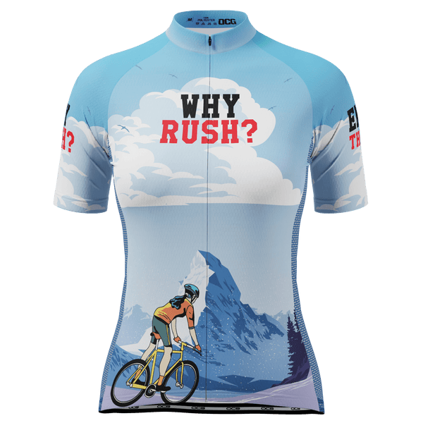 Women's Why Rush Short Sleeve Cycling Jersey
