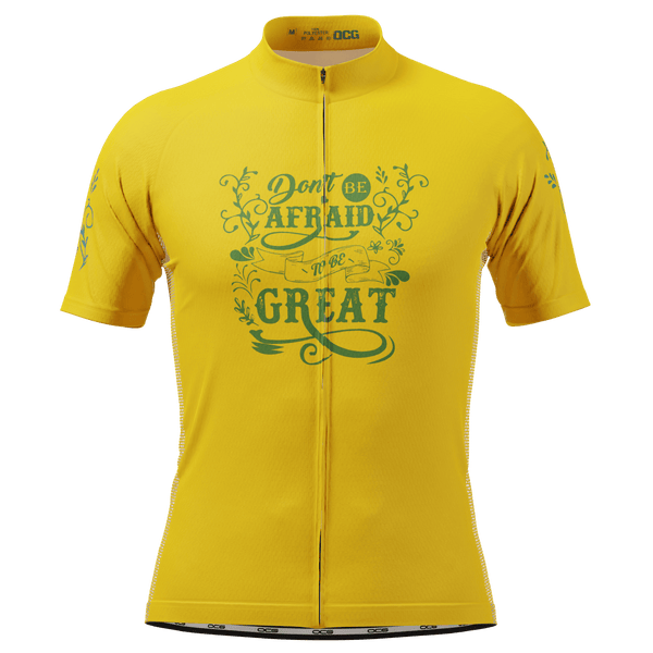 Men's Don't Be Afraid To Be Great Short Sleeve Cycling Jersey