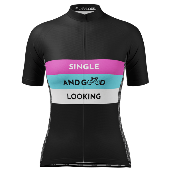 Women's Single and Good Looking Short Sleeve Cycling Jersey