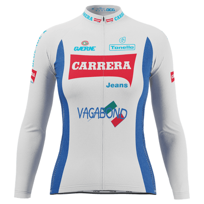 Women's Carrera Long Sleeve Cycling Jersey Quick-Dry Customizable Fit