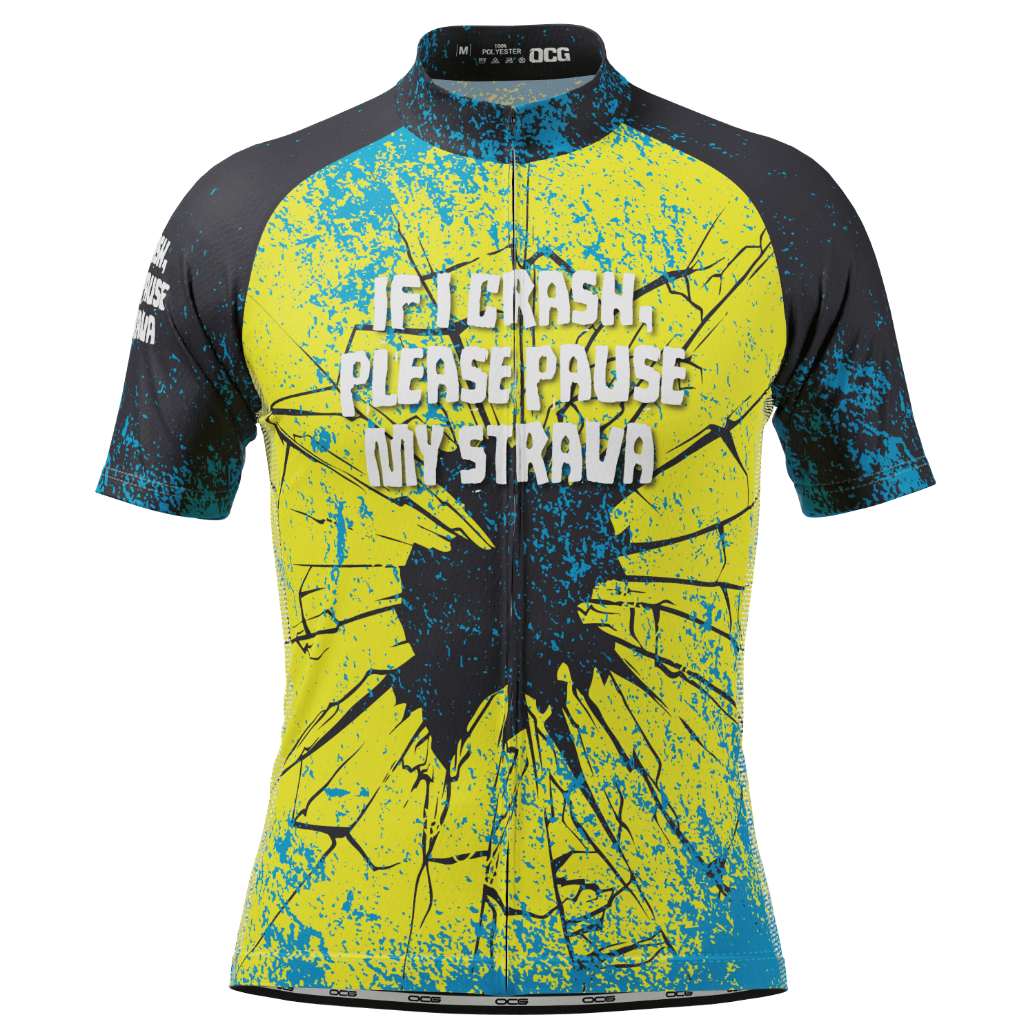 Men's Pause My Strava Short Sleeve Cycling Jersey