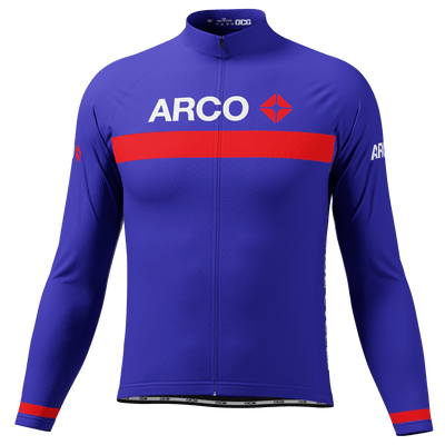 قميص ركوب دراجات رجالي مخصص Arco 2026 تصميم دافئ وماص للرطوبة