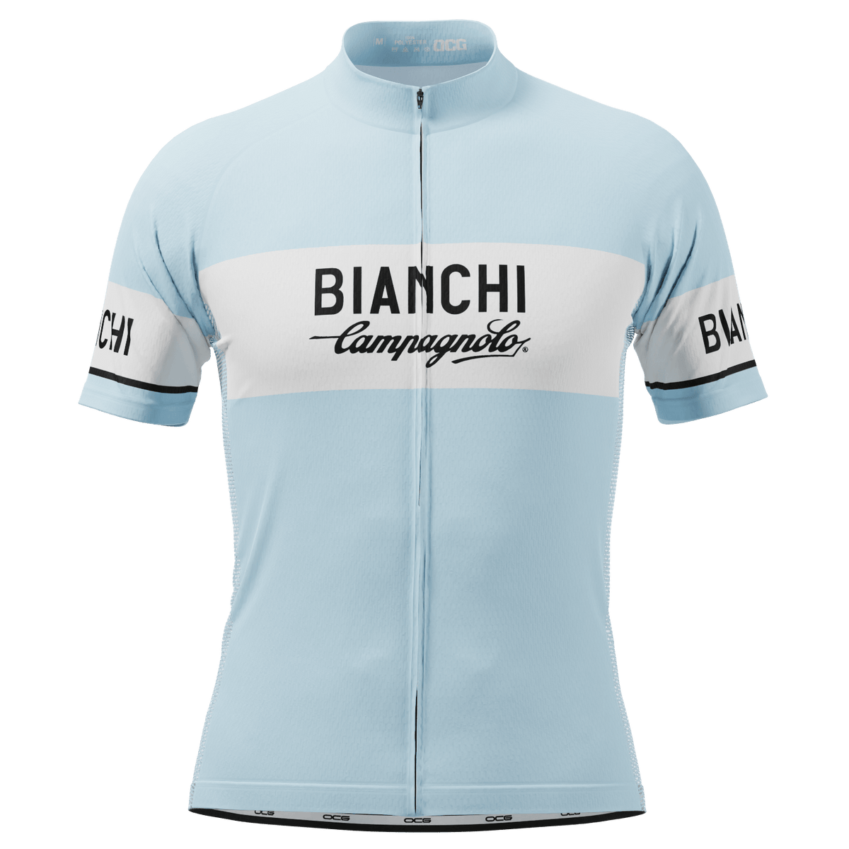 Men's Retro Bianchi Cycling Jersey – Quick-Dry, 2XS-7XL