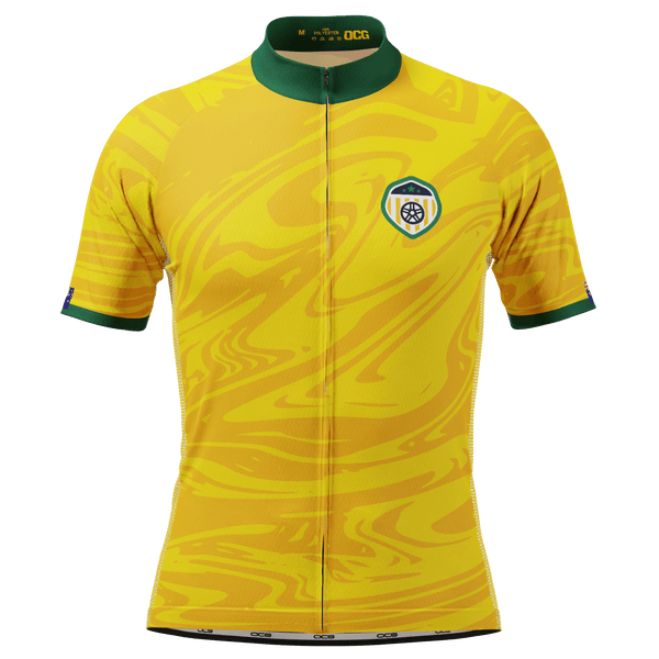 Men's Australia Soccer Short Sleeve Cycling Jersey