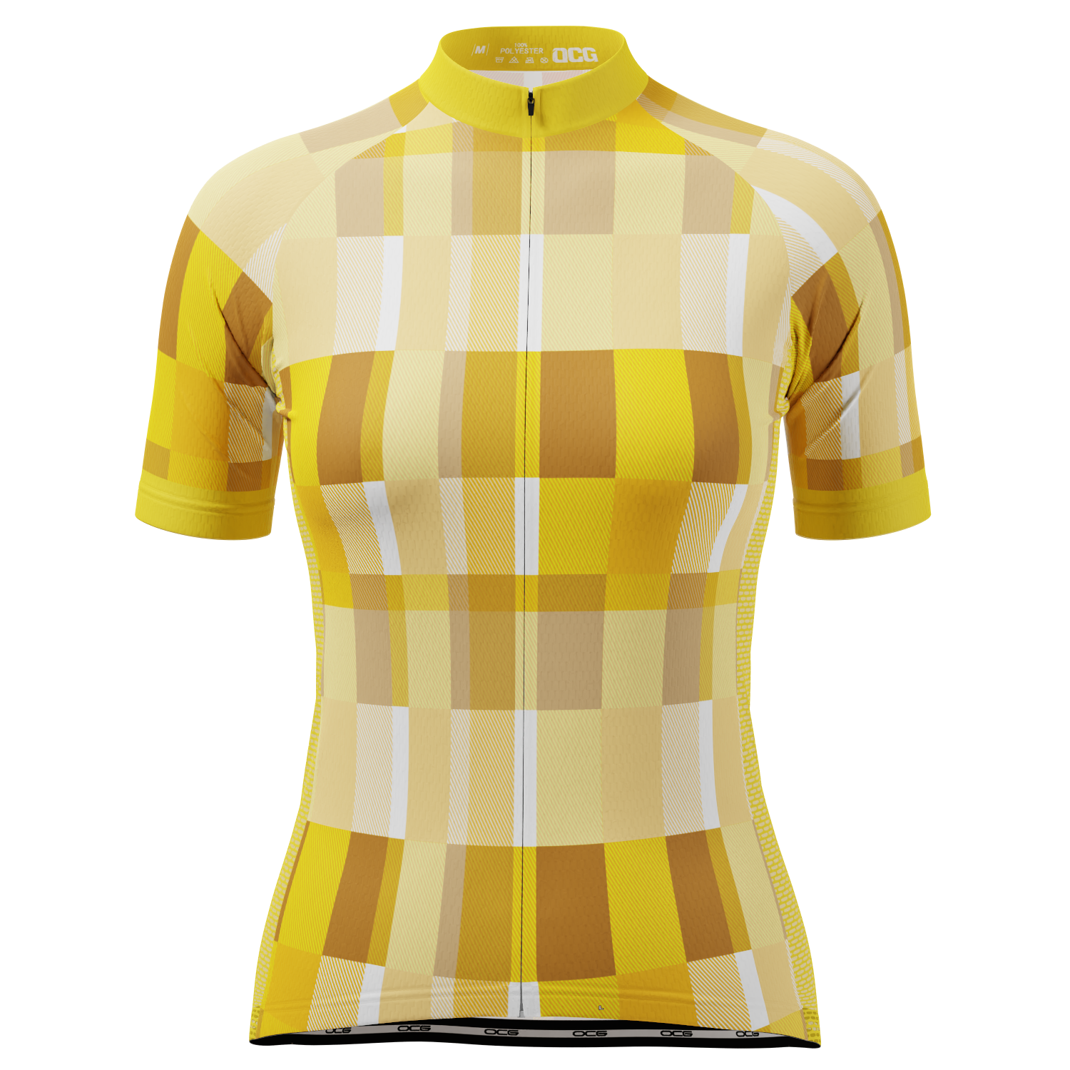 Women's Classic Tartan Short Sleeve Cycling Jersey