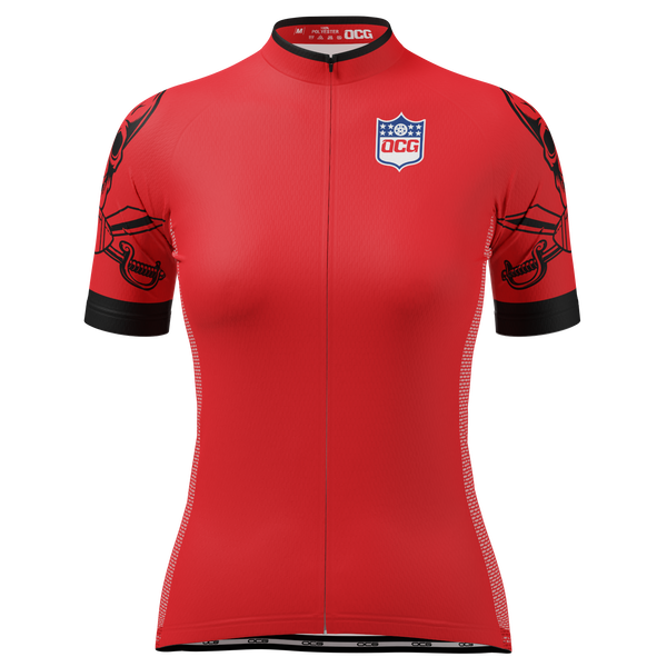 Women's Tampa Football Short Sleeve Cycling Jersey