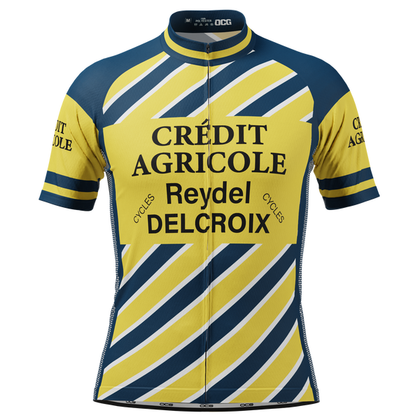 Men's Banque Retro Short Sleeve Cycling Jersey