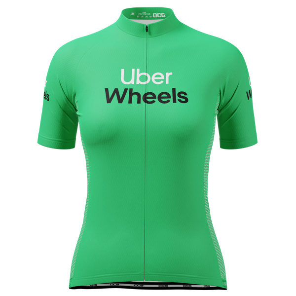 Women's Uber Wheels Short Sleeve Cycling Jersey