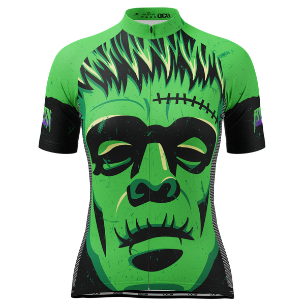 Women's Frankenstein On Wheels Short Sleeve Cycling Jersey