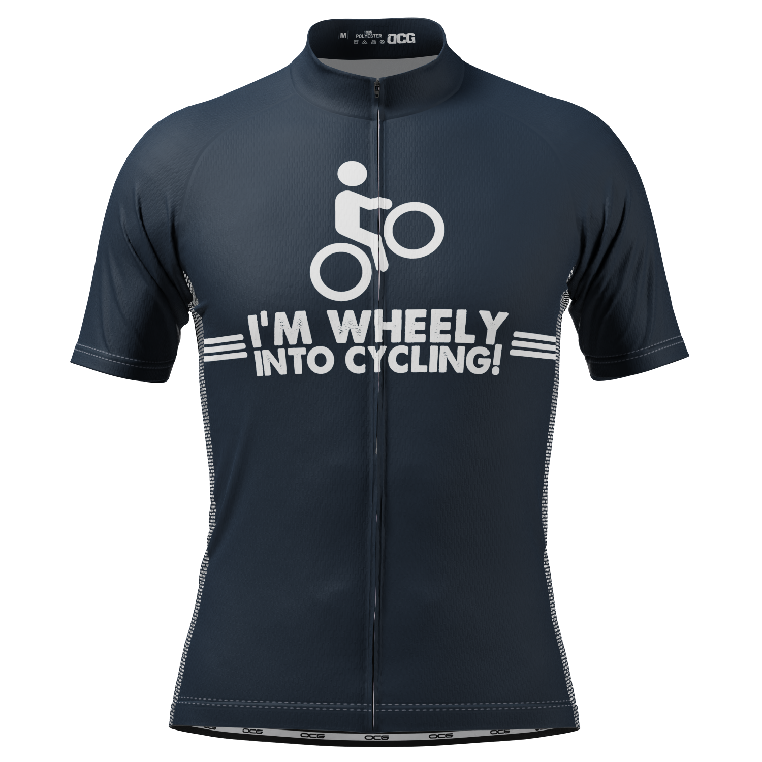 Men's I'm Wheely Into Cycling! Short Sleeve Cycling Jersey