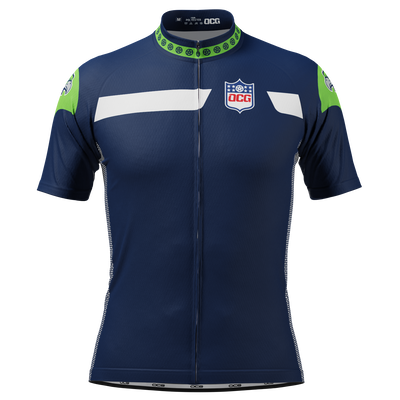 Men's Seattle Football Short Sleeve Cycling Jersey